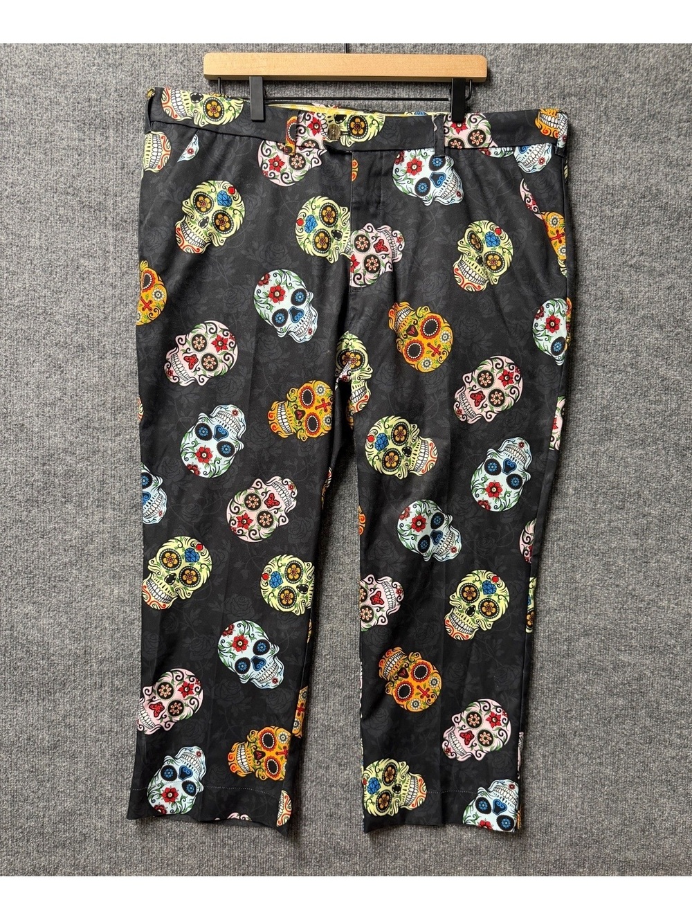 Loudmouth Golf Dia de los Muertos Sugar Skull Pants 40x32L